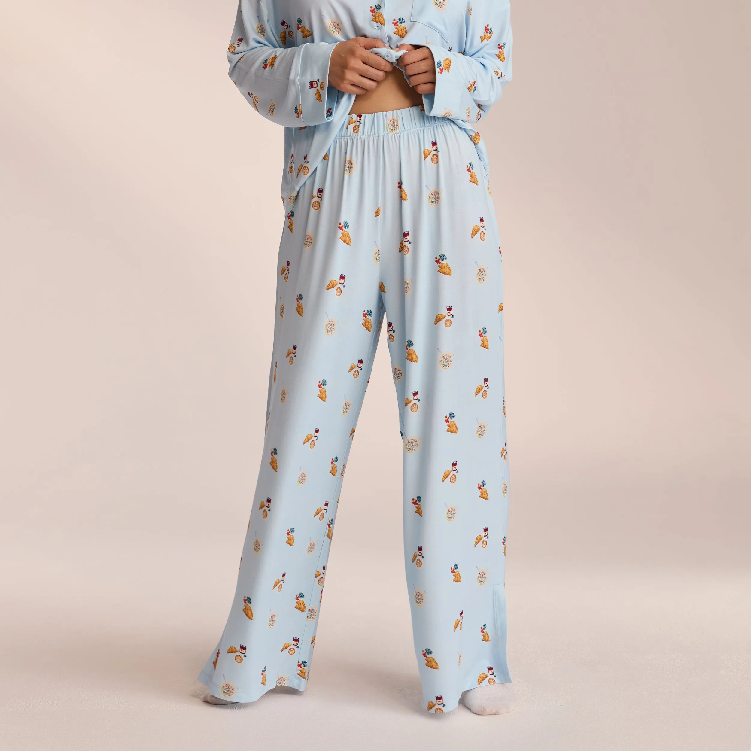 Modal Pyjama Bottoms - Blue