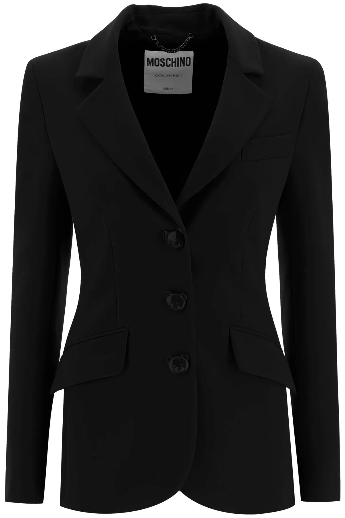 Moschino blazer with teddy bear buttons