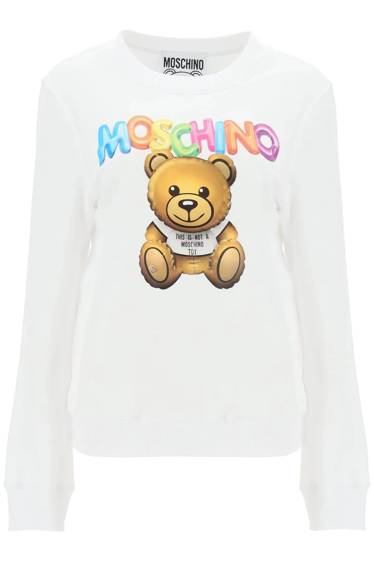 Moschino 'teddy bear' printed crew-neck sweatshirt