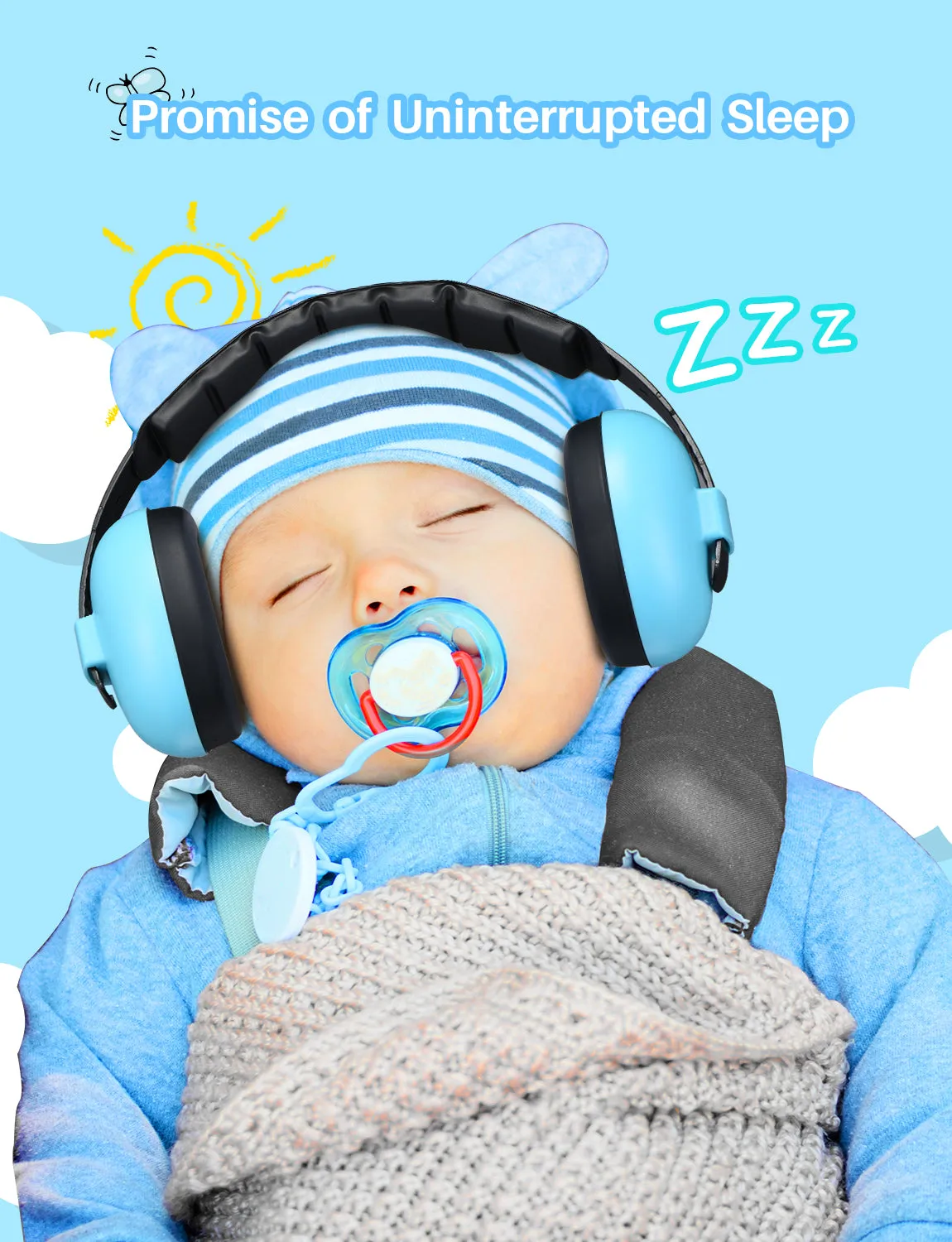 MPOW HP122A Baby Ear Portection, NRR 31dB Noise Reduction Ear Muffs