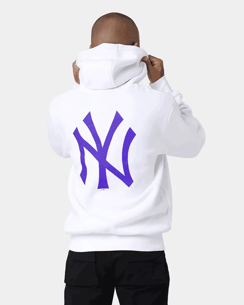 New Era New York Yankees UV Activated Hoodie White