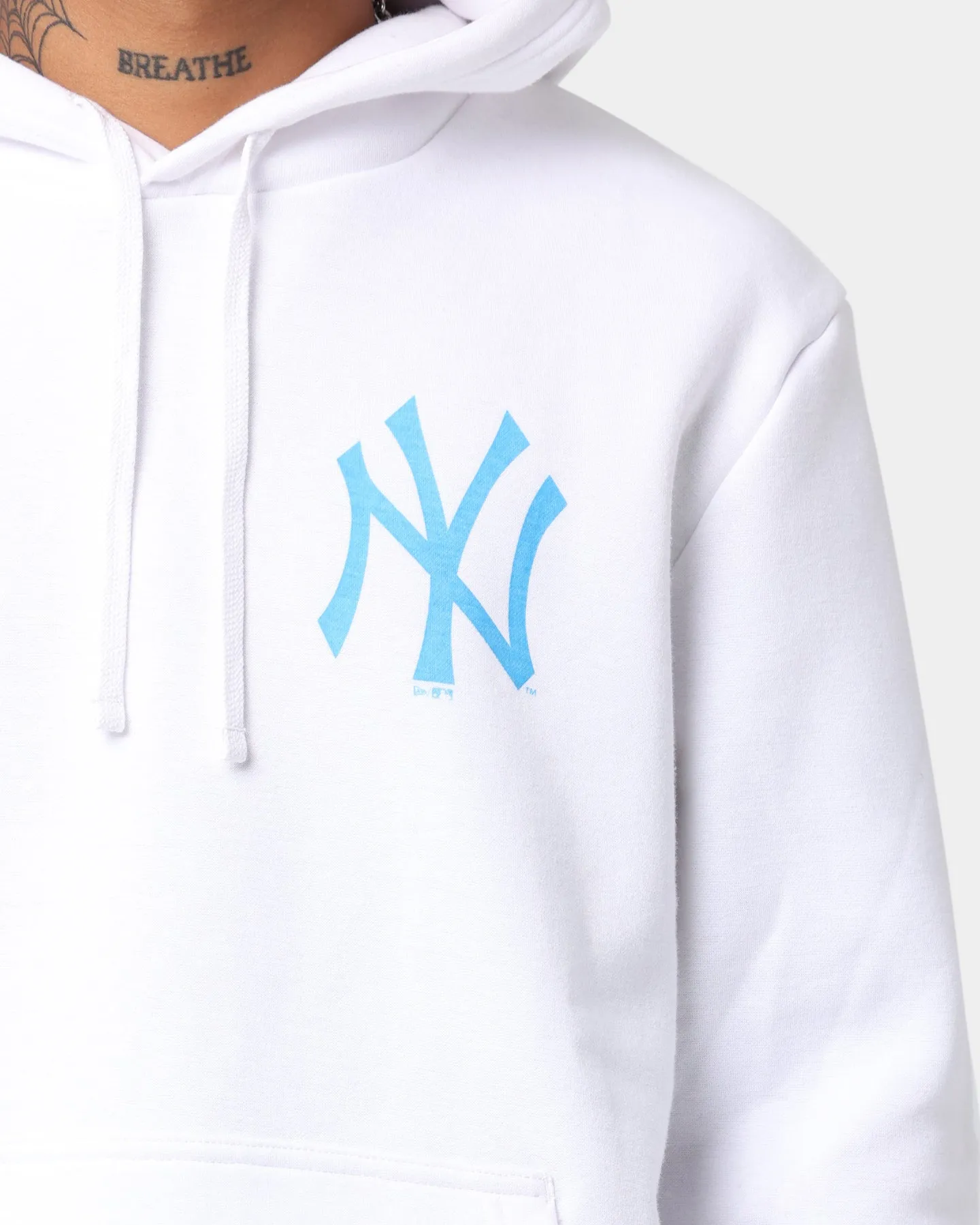 New Era New York Yankees UV Activated Hoodie White