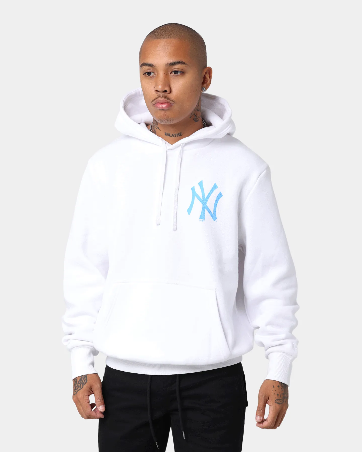 New Era New York Yankees UV Activated Hoodie White