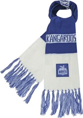 NORTH MELBOURNE KANGAROOS AFL BAR SCARF