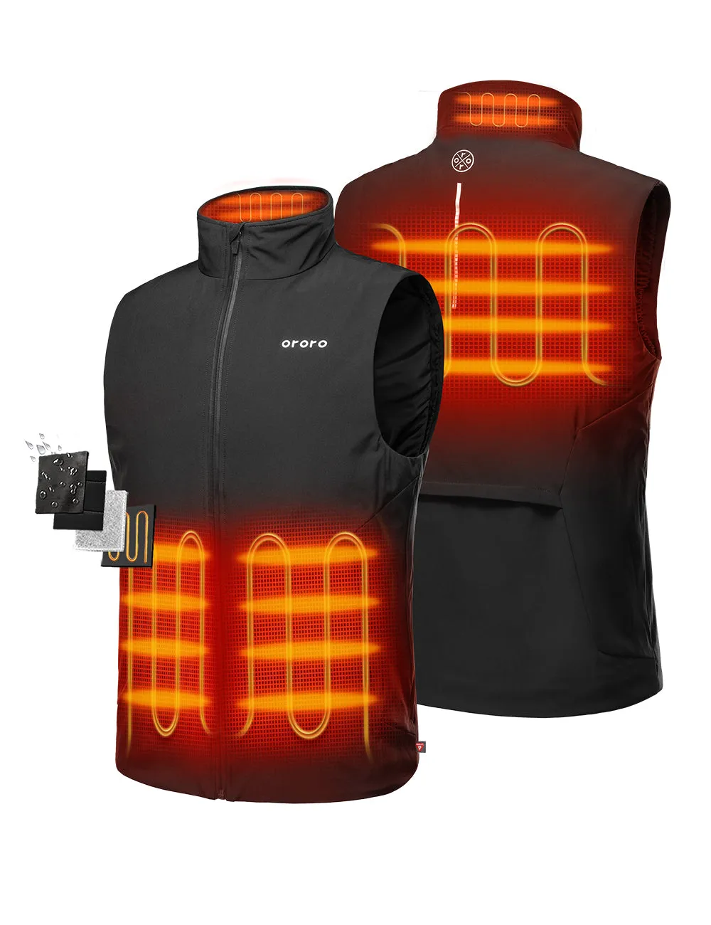 (Open-box) Men's Heated PrimaLoft® Golf Vest (Battery Set Not Included)