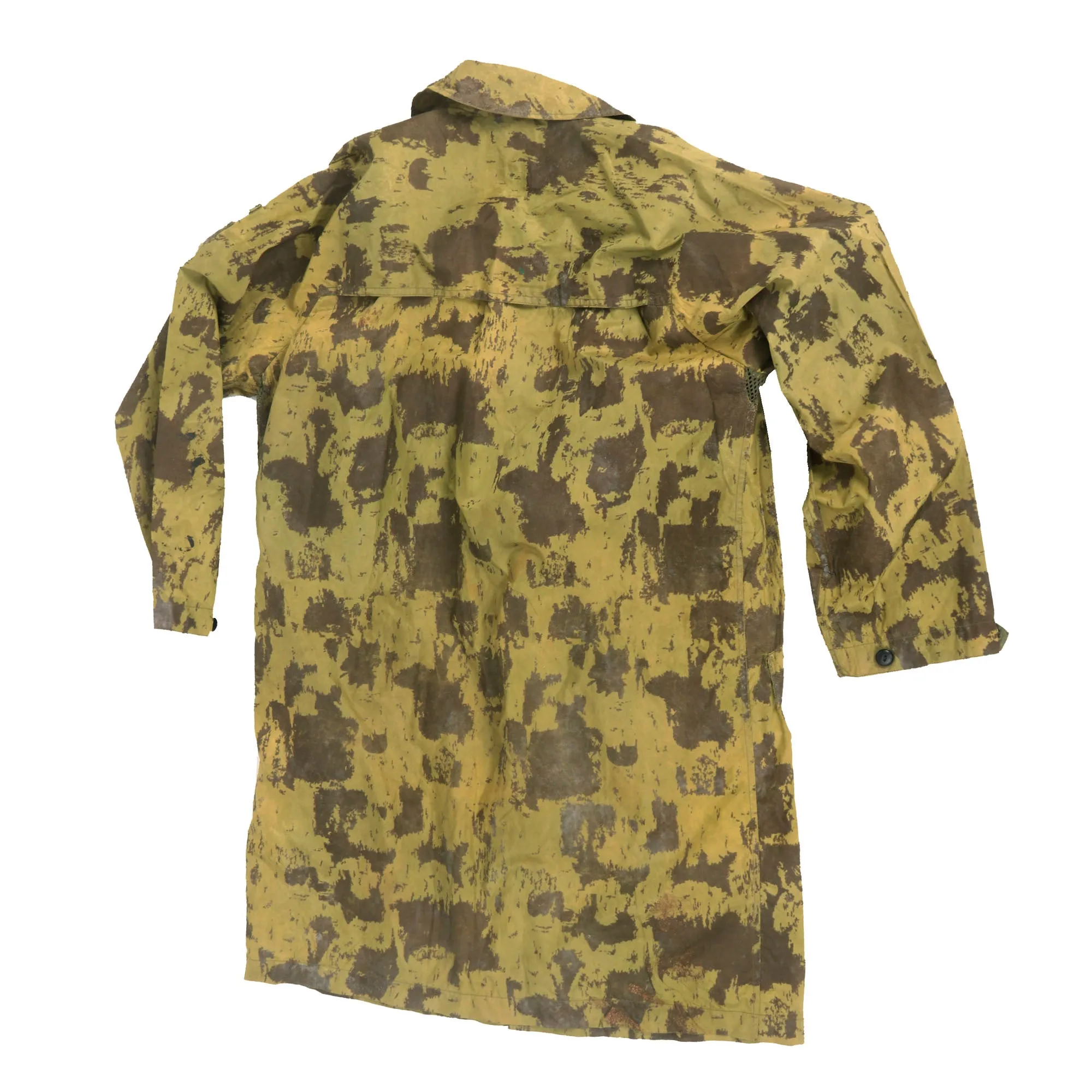 Original Australian Vietnam War Era 1966 Dated Lightweight Tropical Smock “Self-Stowing” Rain Poncho- Favored By American Forces