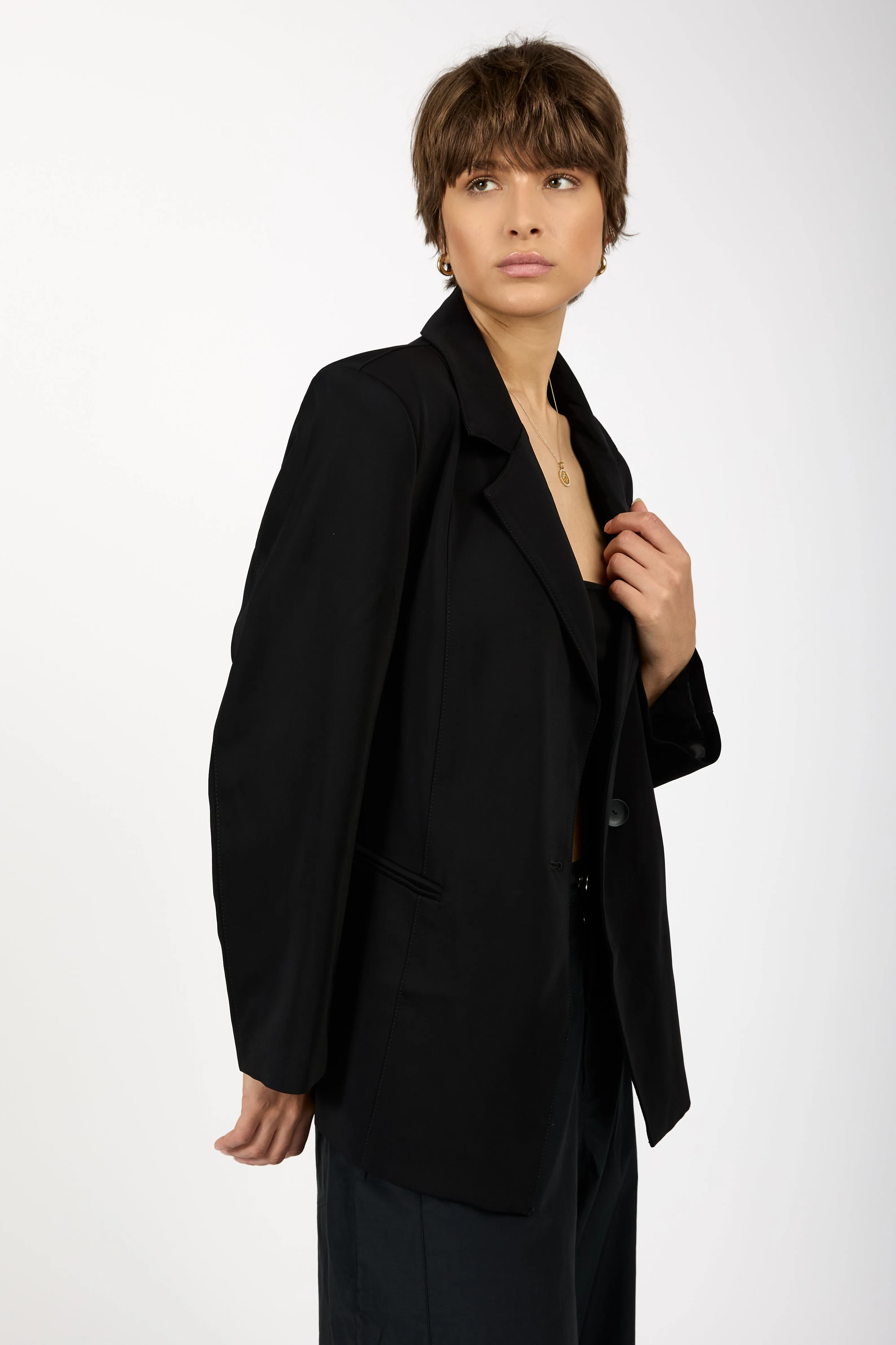 Oversized Blazer in Nero