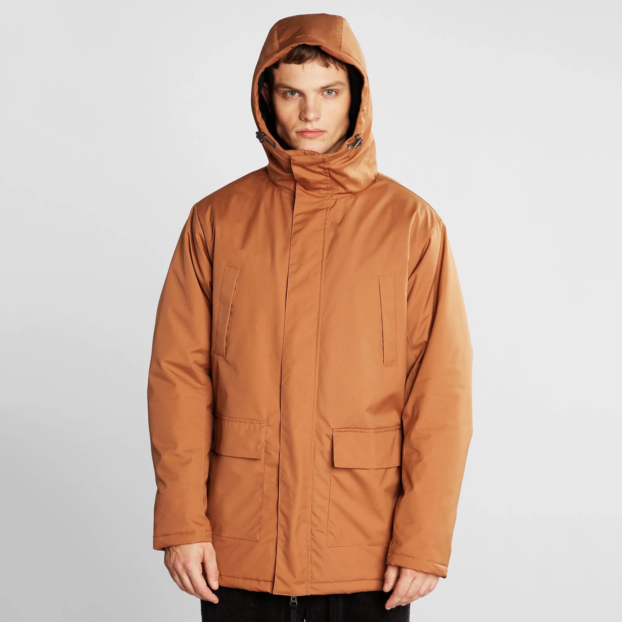 Parka Jacket Stavanger Rawhide Brown | DEDICATED