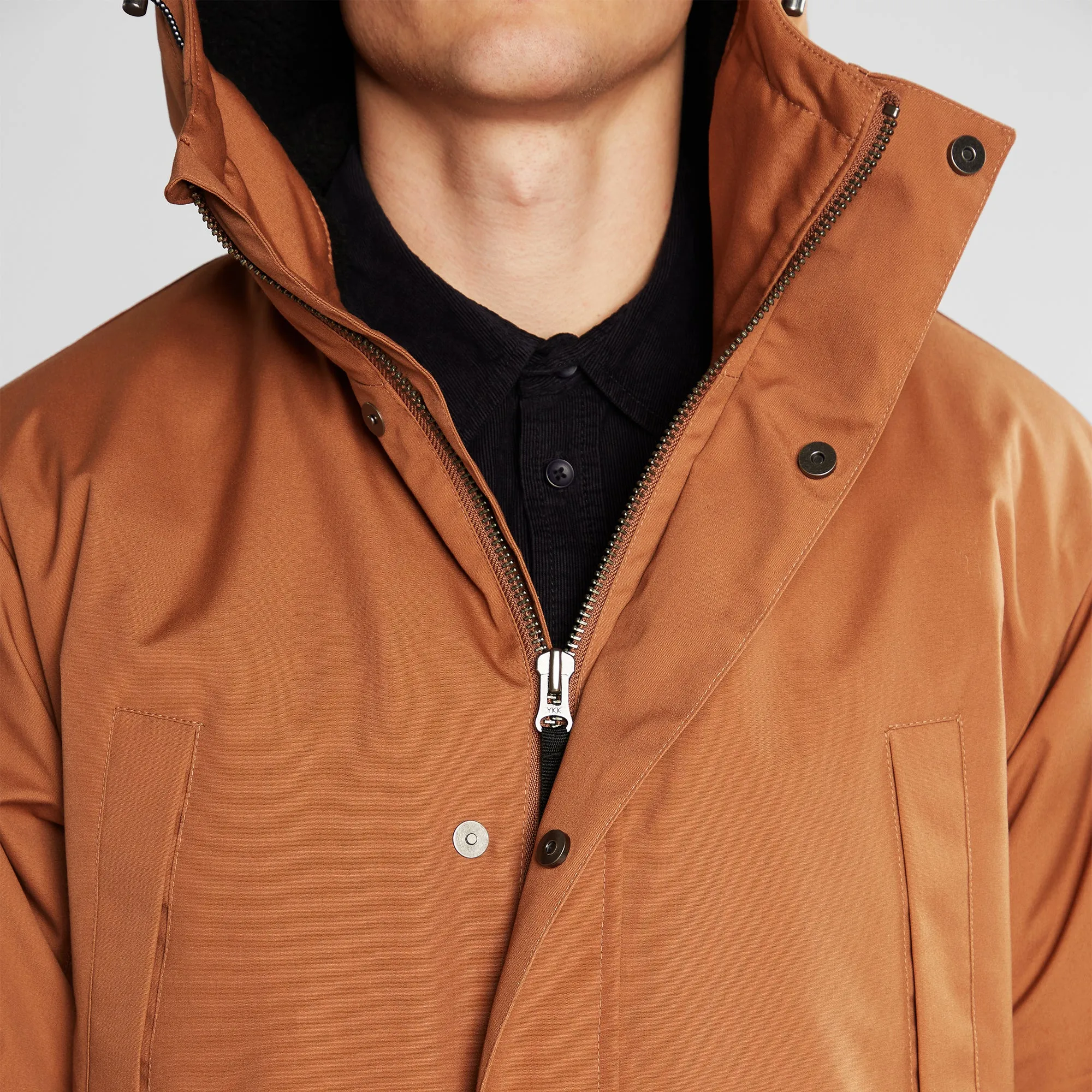 Parka Jacket Stavanger Rawhide Brown | DEDICATED