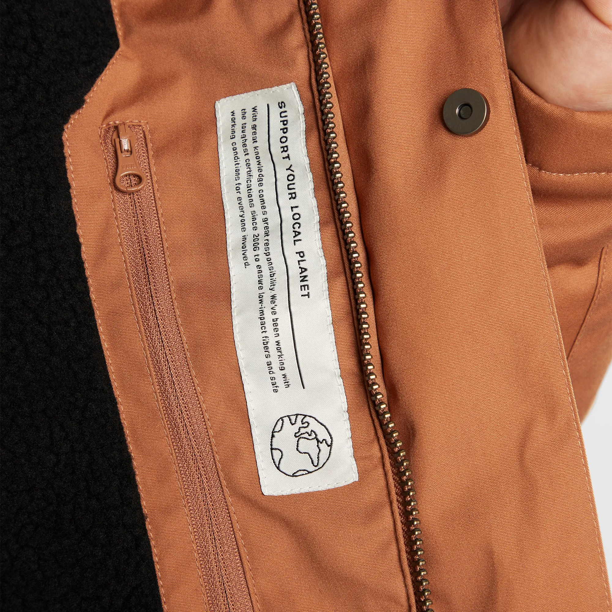 Parka Jacket Stavanger Rawhide Brown | DEDICATED