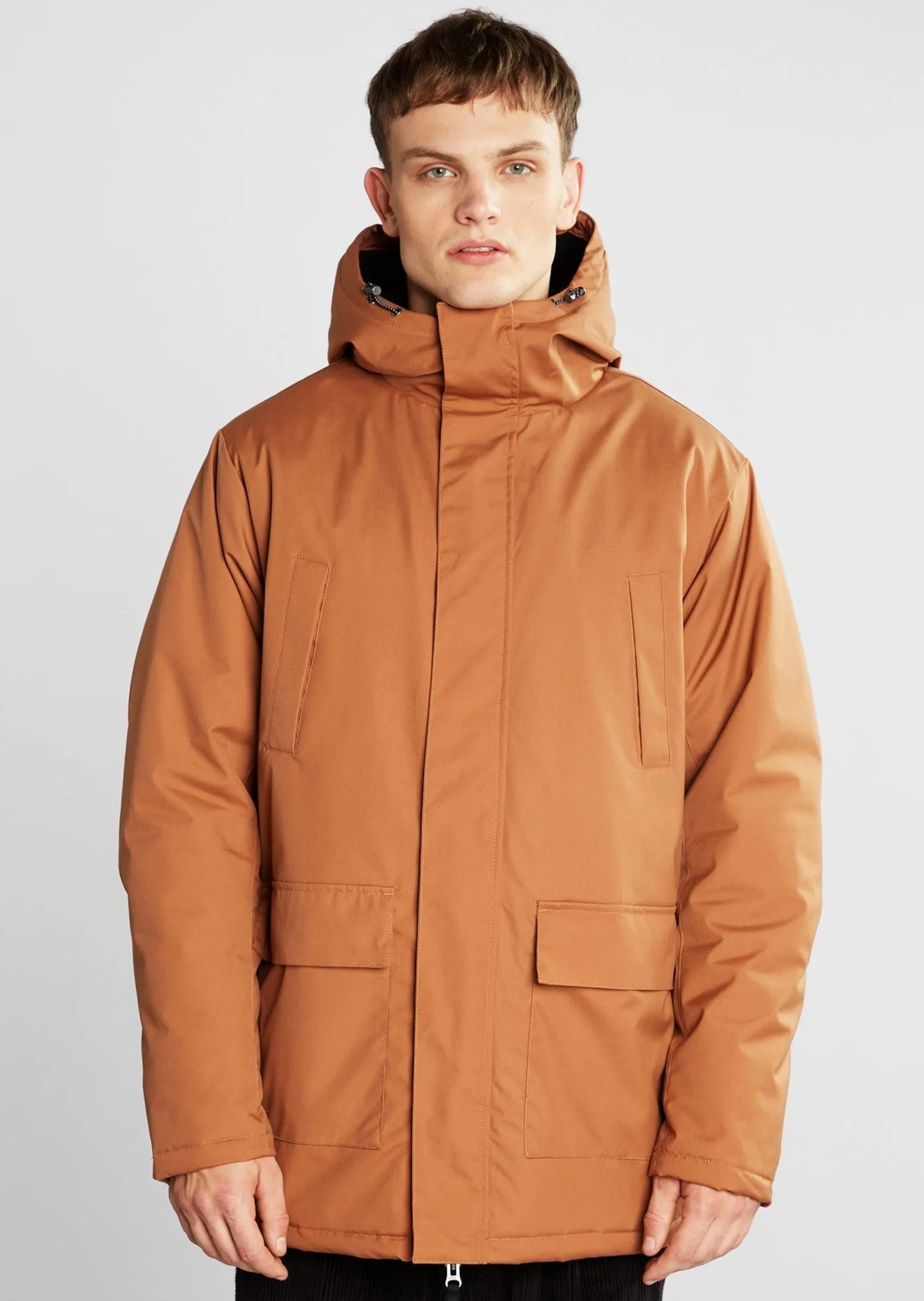 Parka Jacket Stavanger Rawhide Brown | DEDICATED