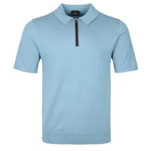 Paul Smith SS Polo Knitwear in Sky Blue