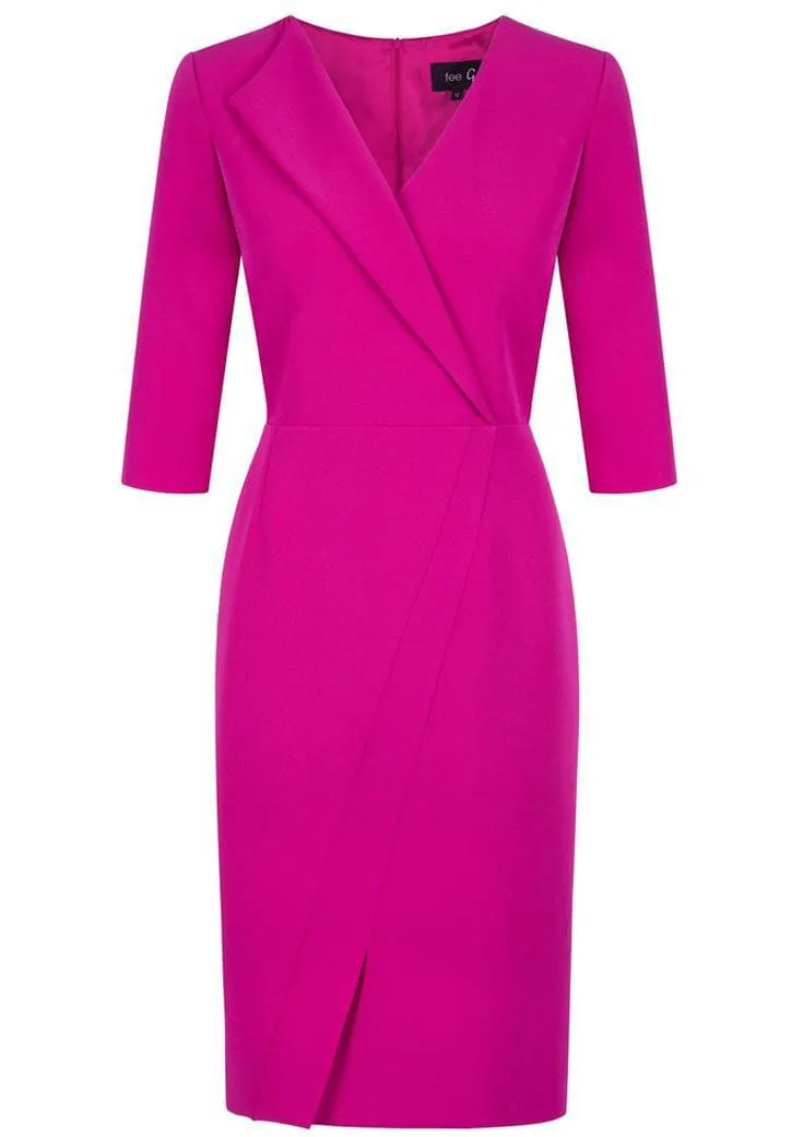 Pink Business Coat Formal Dress for Women