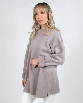 Polartec® Fuzzy Puffin Unisex Top 2-in-1 in Taupe