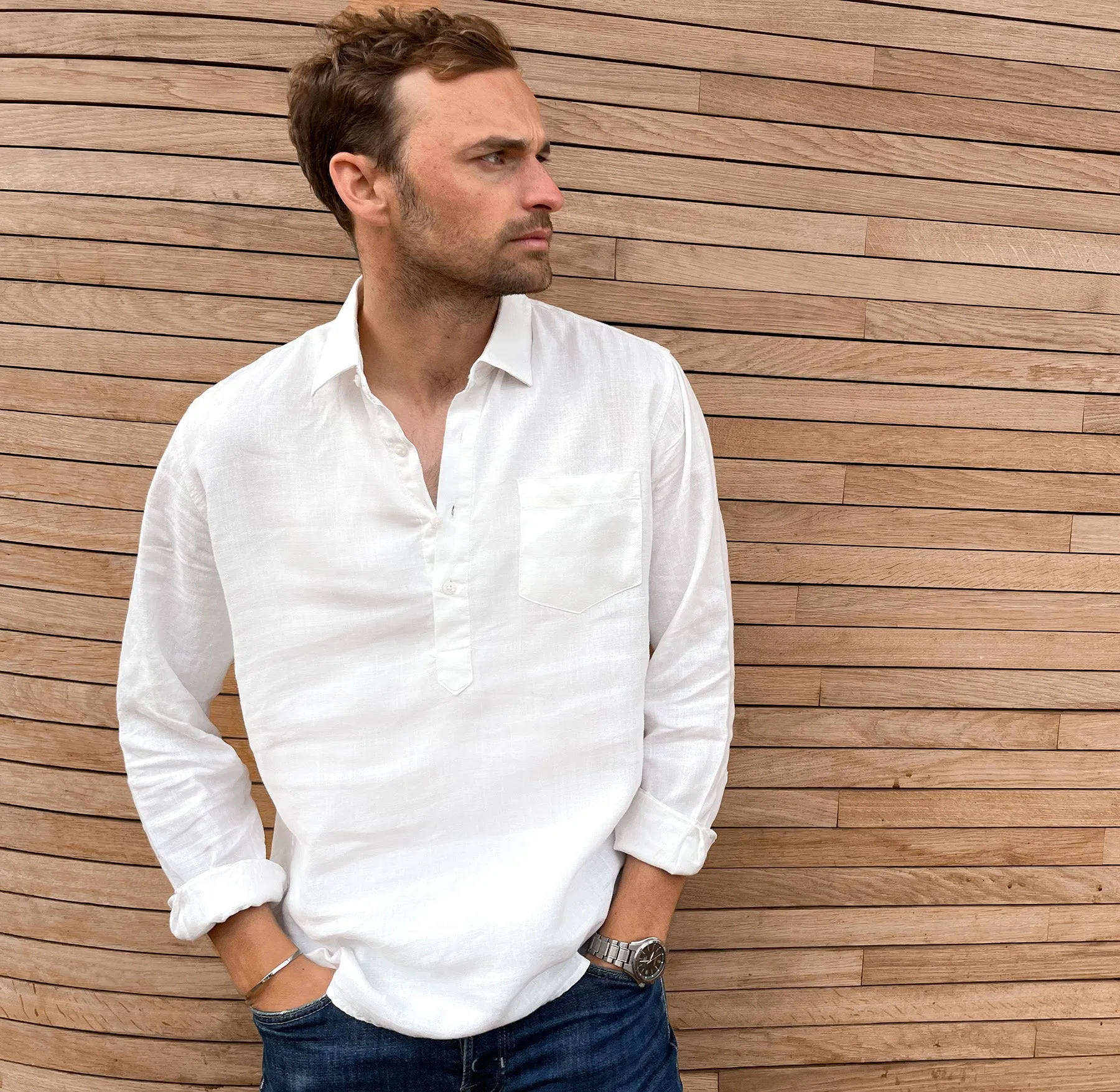 Portobello Ivory Explorer Hemp Shirt