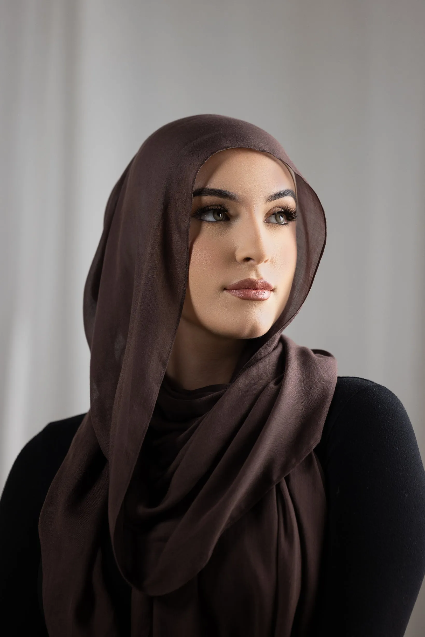 Premium Modal Shawl - Shades of Brown