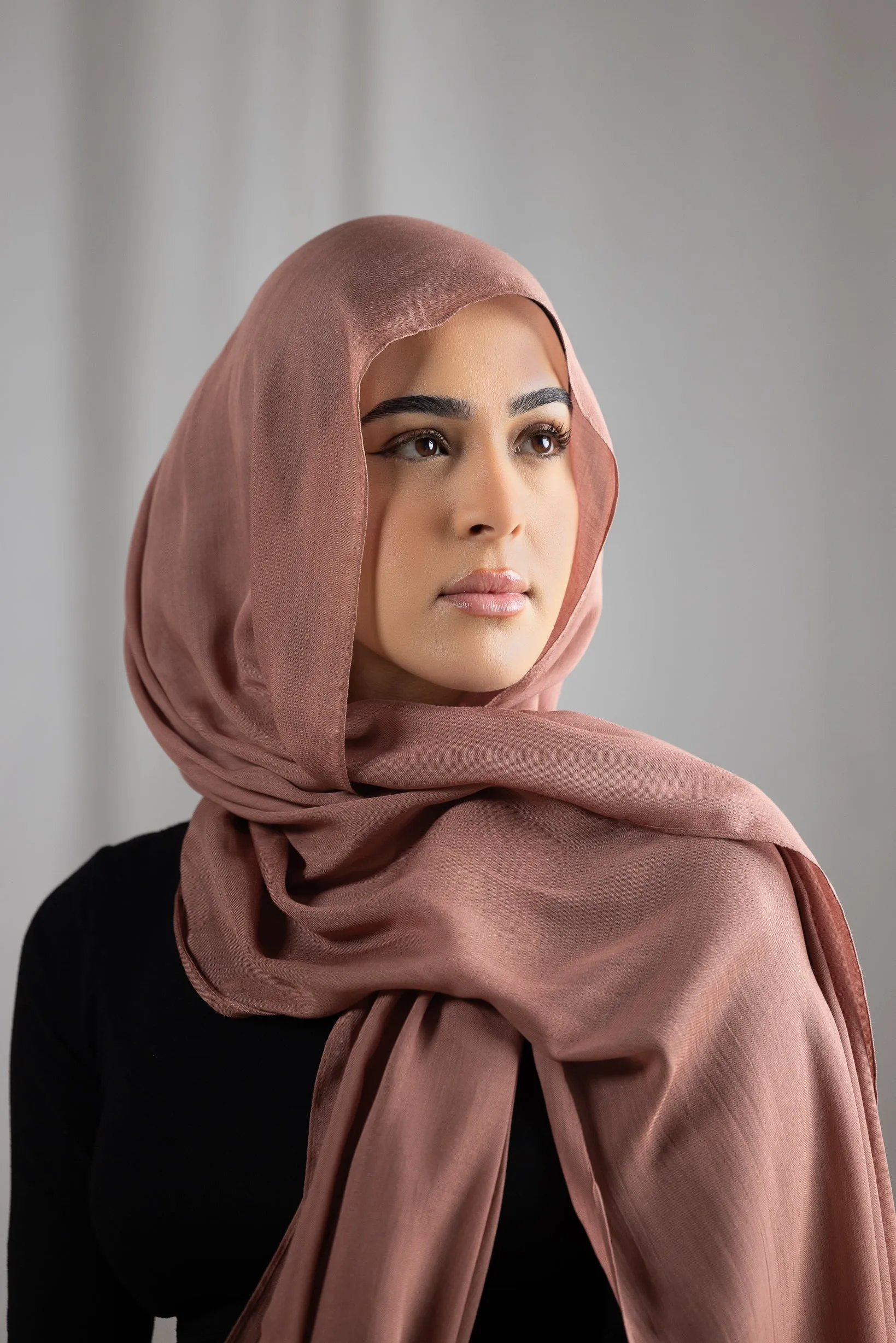 Premium Modal Shawl - Shades of Brown