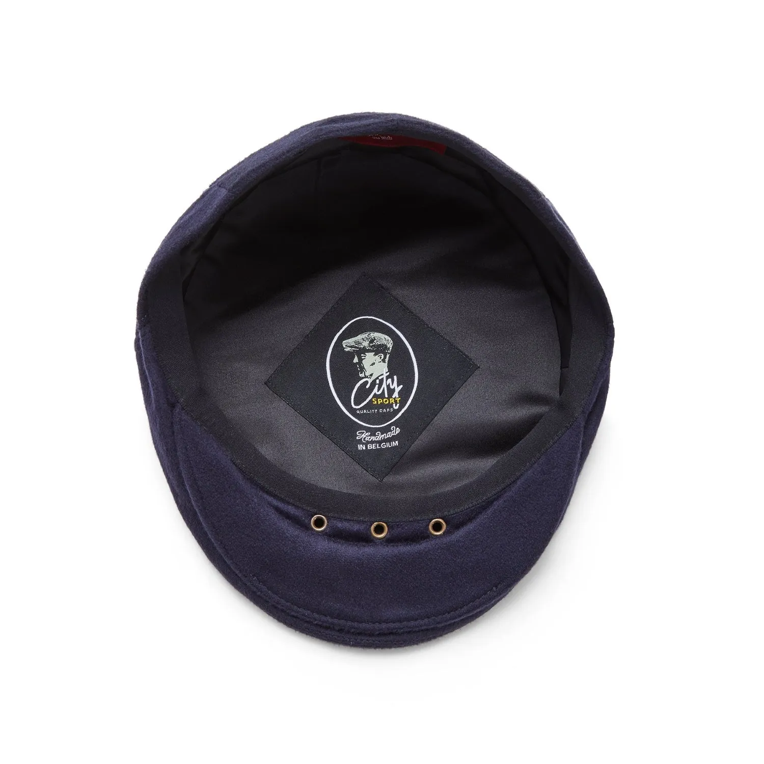 Pure Cashmere Flat Cap | Navy Blue | CitySport