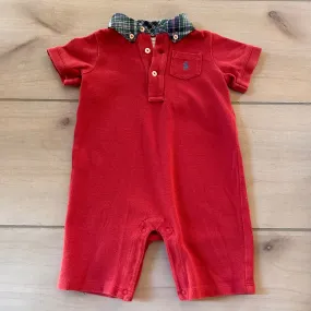 Ralph Lauren Red Polo Romper