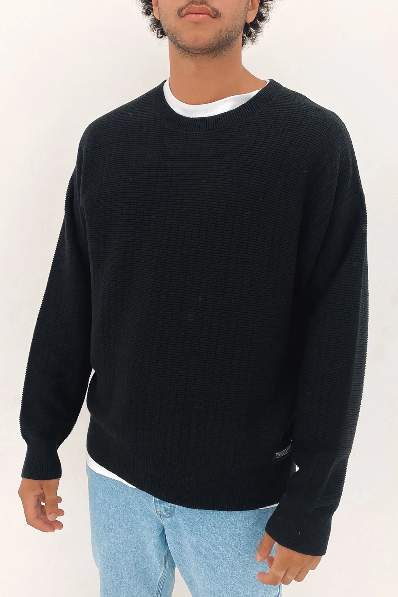 Republic Crew Knit Washed Back