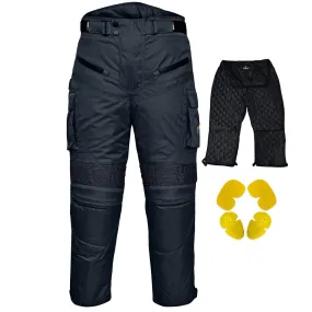 RIDERACT® Cordura Waterproof Motorcycle Pant TARZAN Black