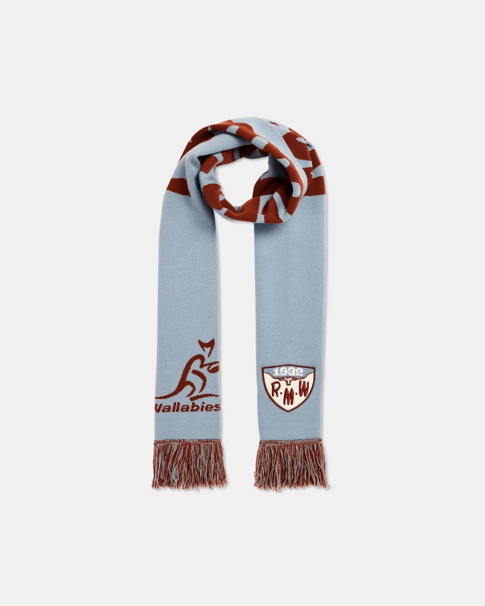 R.M.Williams - Wallabies Heritage Scarf - Blue