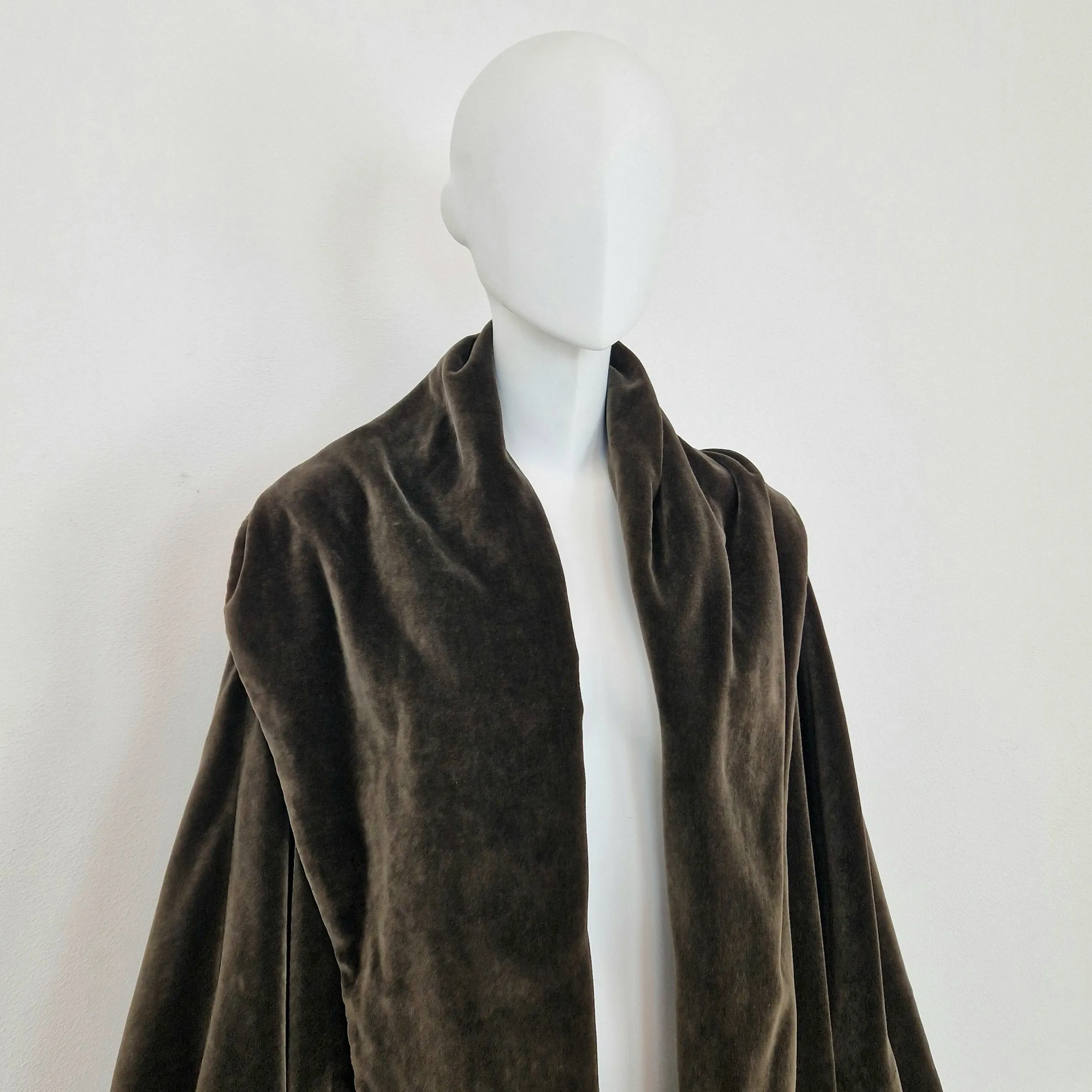 Romeo Gigli | Velvet Cocoon coat 1989