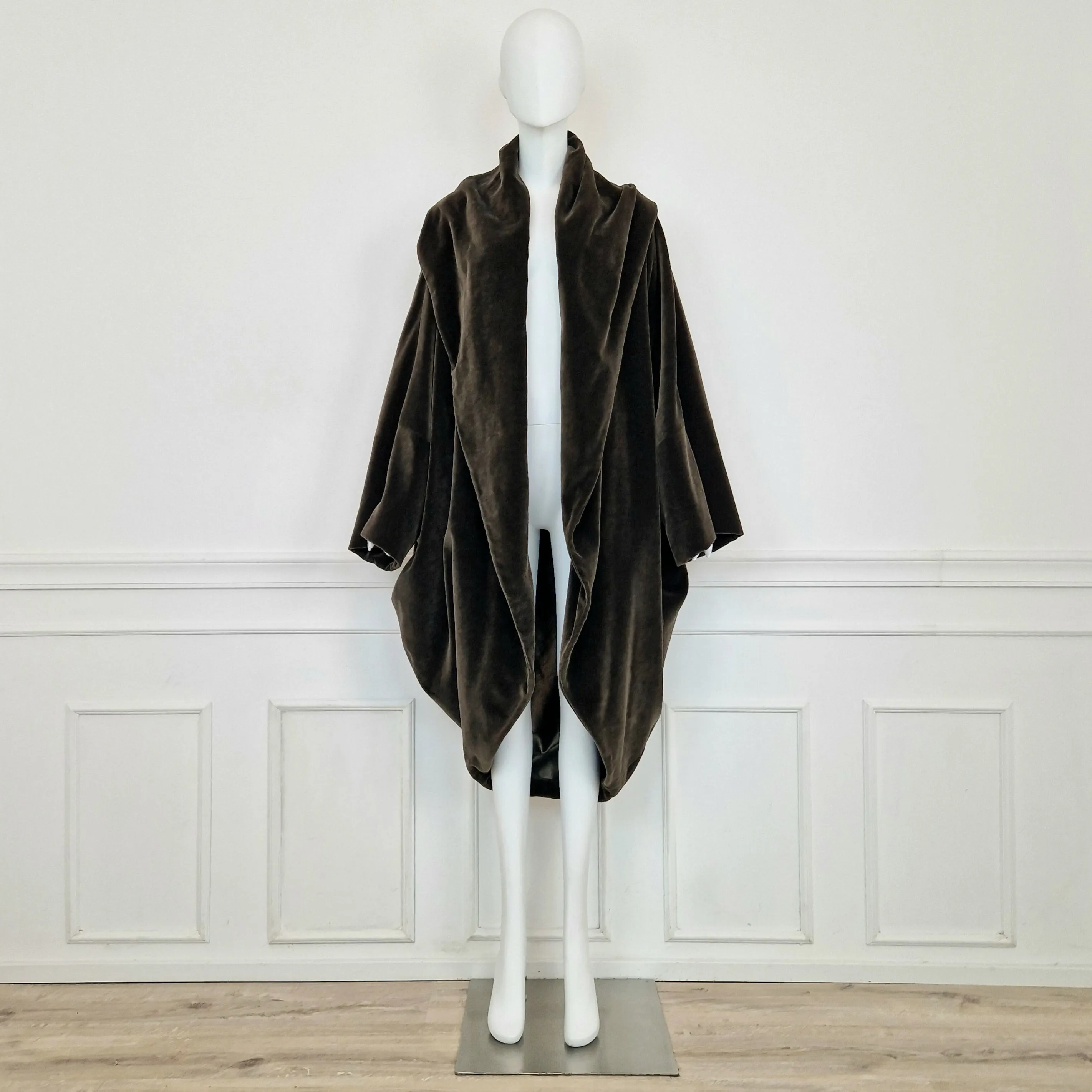 Romeo Gigli | Velvet Cocoon coat 1989