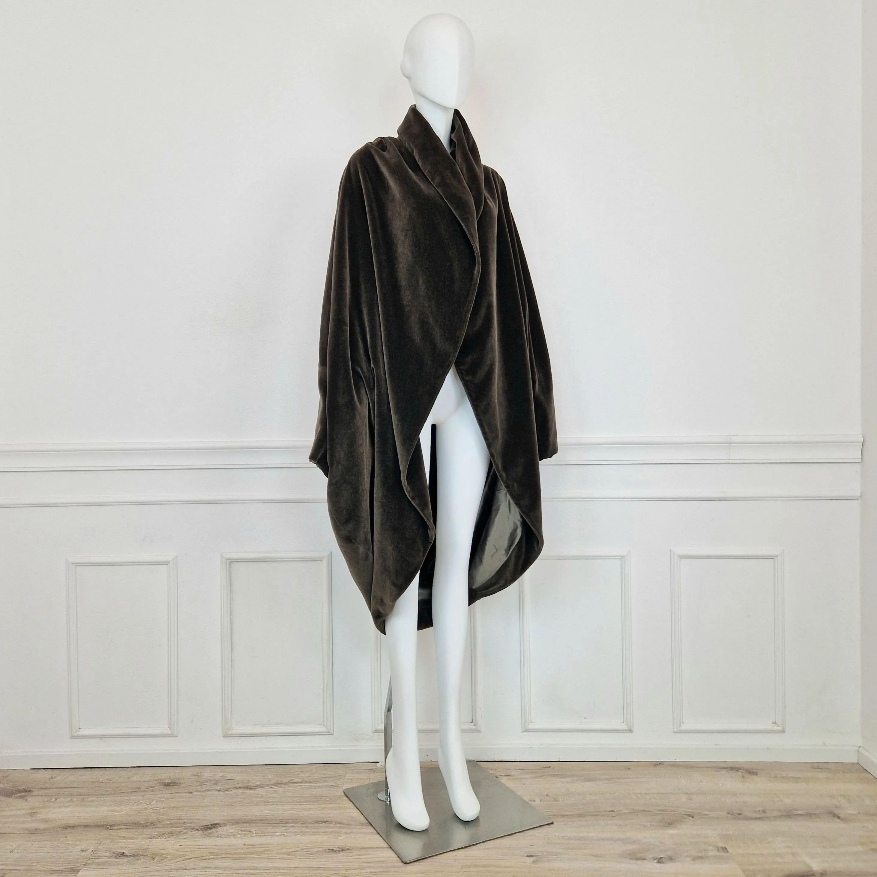 Romeo Gigli | Velvet Cocoon coat 1989