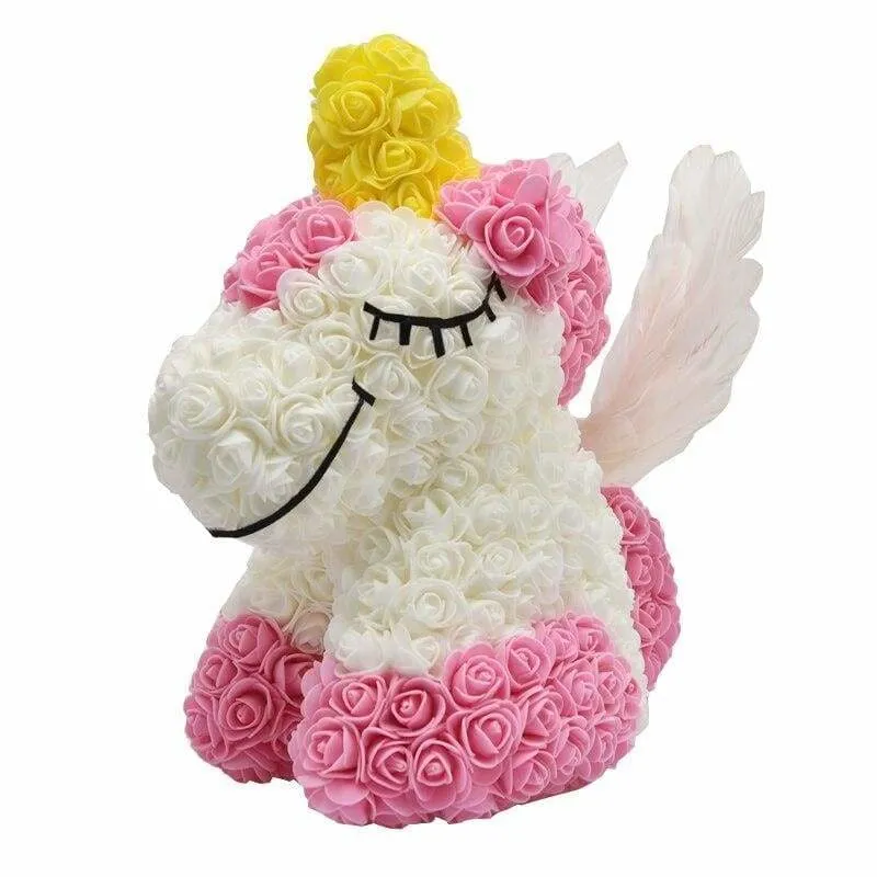 Rose Teddy Bear Rabbit Dog Panda Unicorn