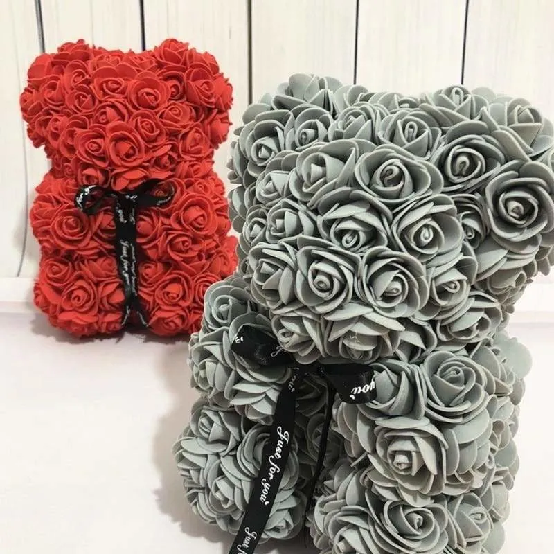 Rose Teddy Bear Valentines Gift Just For You