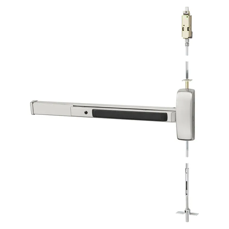 Sargent MD8610F-36 Concealed Vertical Rod Exit Device, Exit Only, Multi-Function, For 1 3/4" Thick Metal Doors, 33-36" Dr Width, 84" up to 96" Door Ht