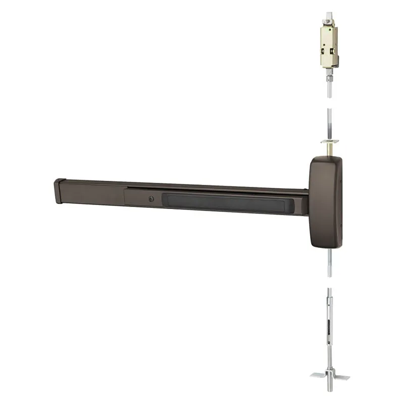 Sargent MD8610F-36 Concealed Vertical Rod Exit Device, Exit Only, Multi-Function, For 1 3/4" Thick Metal Doors, 33-36" Dr Width, 84" up to 96" Door Ht