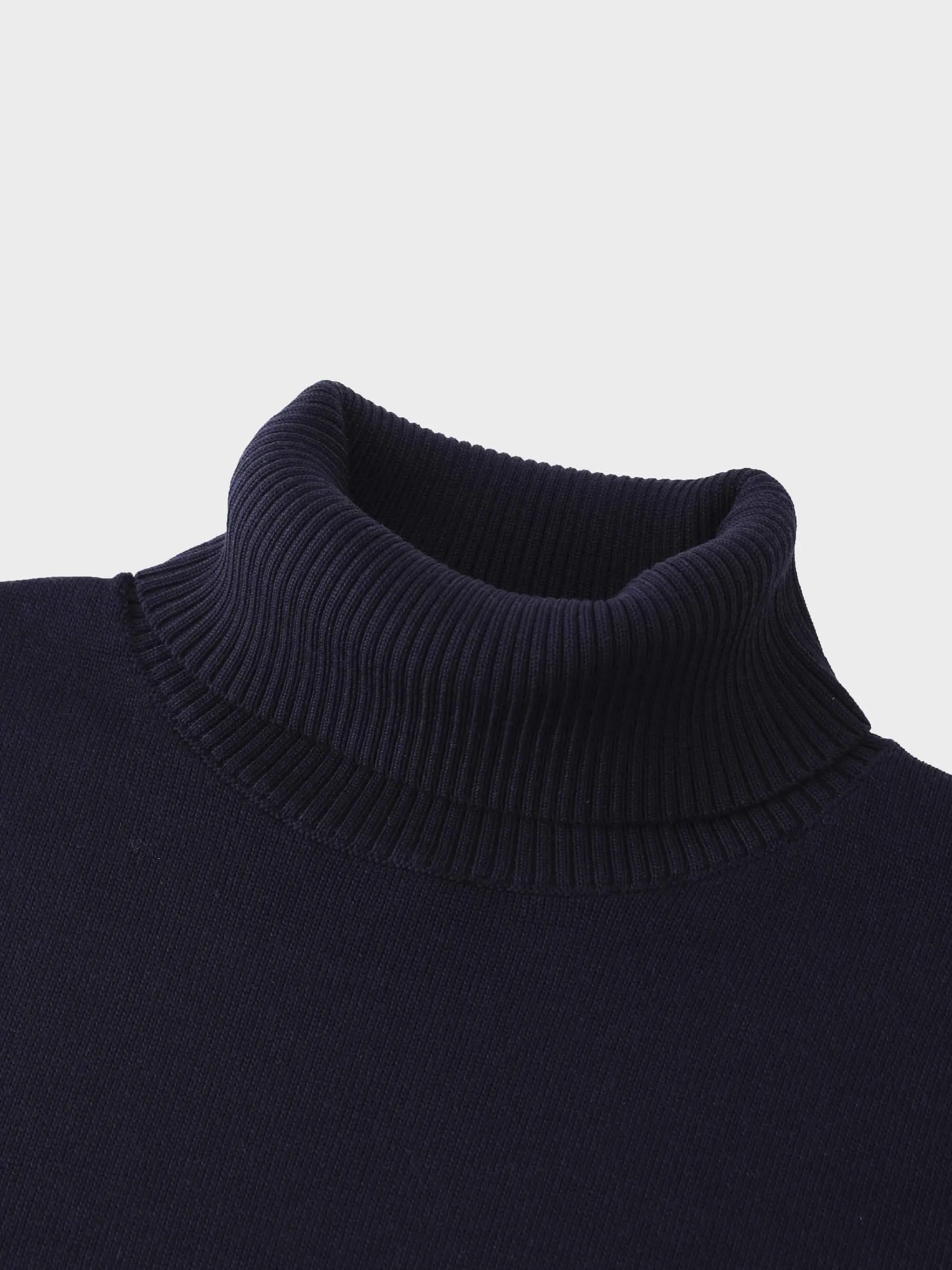 Sequin Trim Sweater-Navy