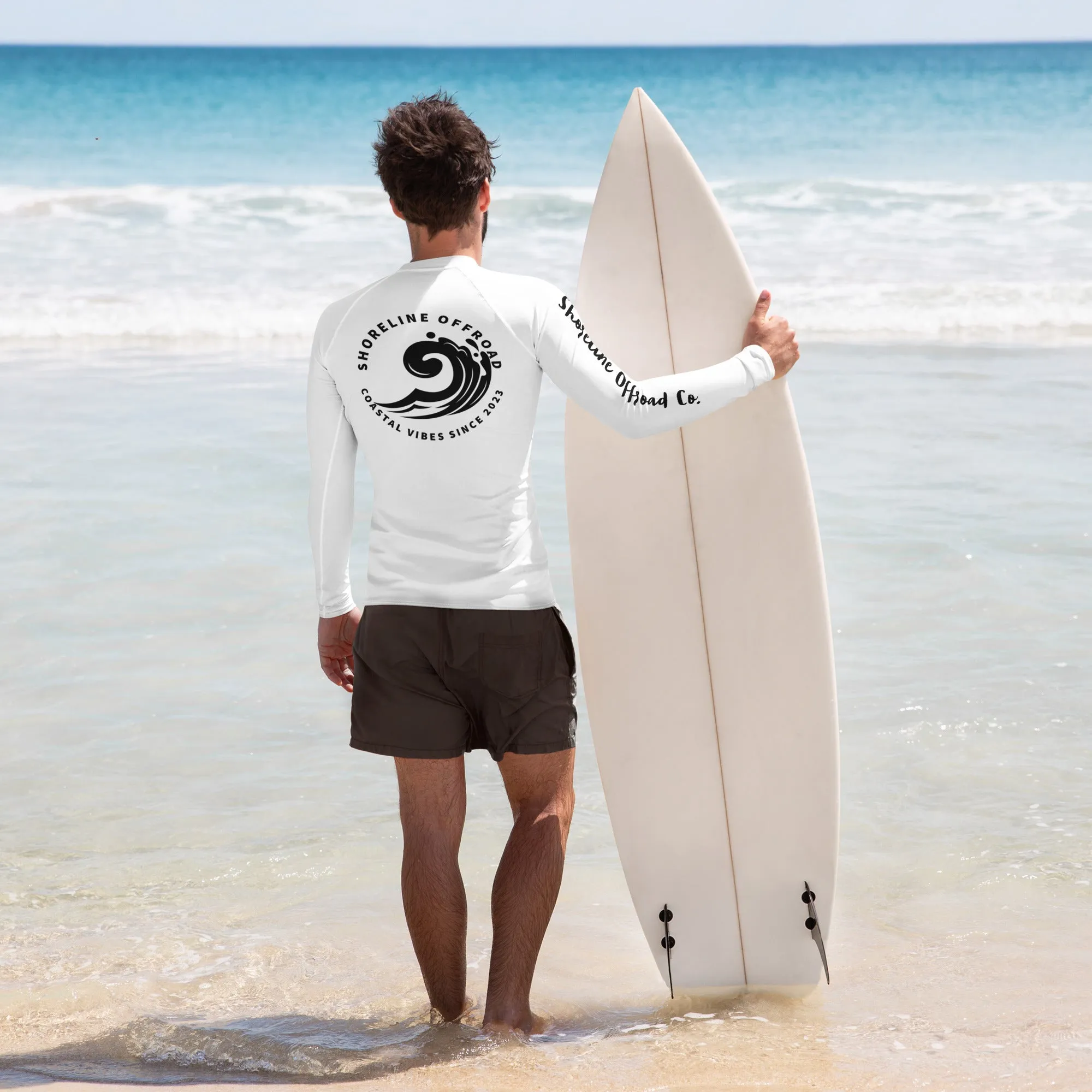 Shoreline Offroad Coastal Vibes Men's Long Sleeve Rash Guard