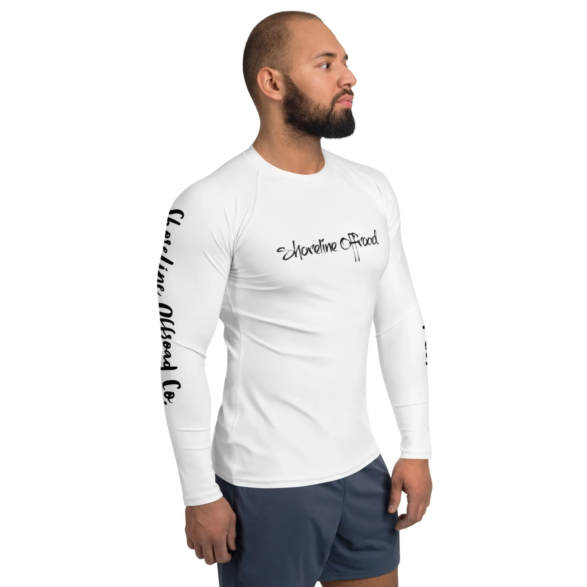 Shoreline Offroad Coastal Vibes Men's Long Sleeve Rash Guard