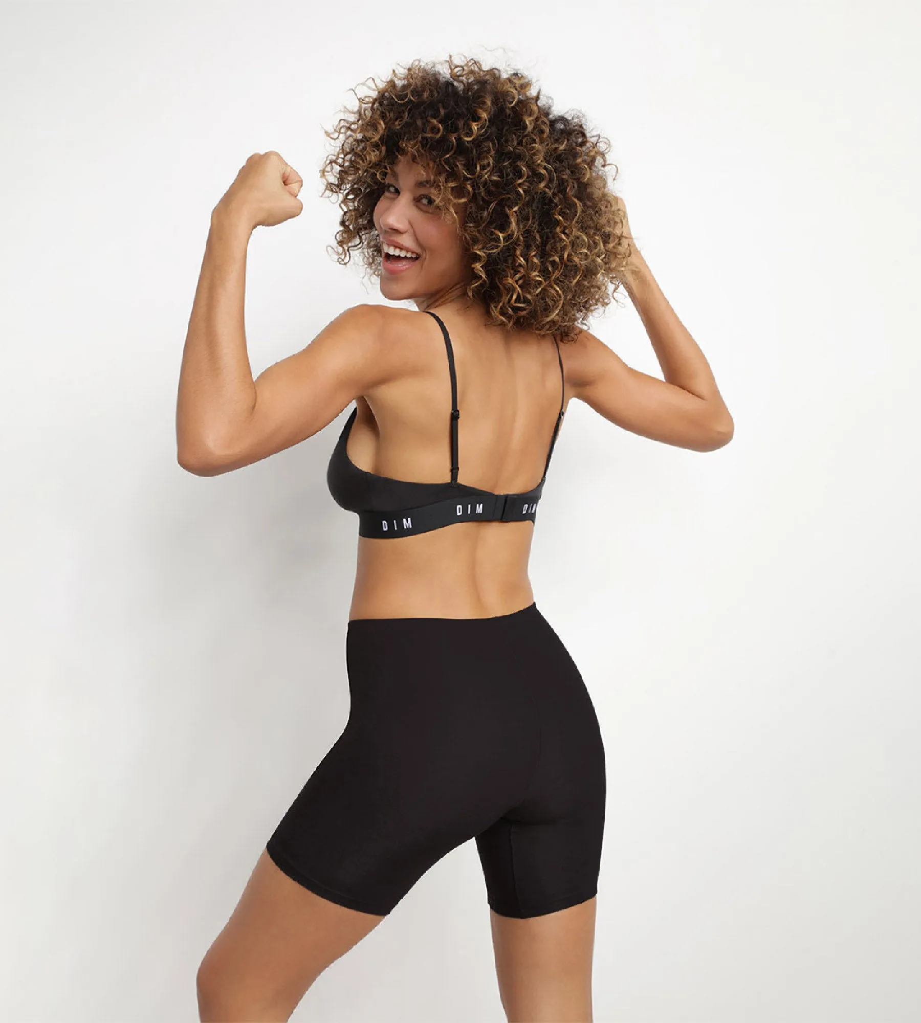 Short cycliste noir Femme Comfy Wear