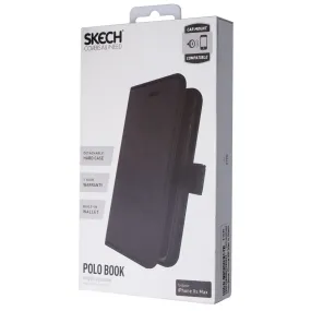 Skech Polo Book Wallet Cover Detachable Case for Apple iPhone XS Max - Black