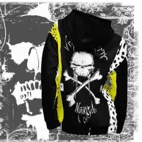 Skull & Cross Bone - Pull Over Hi-Viz Hoodie