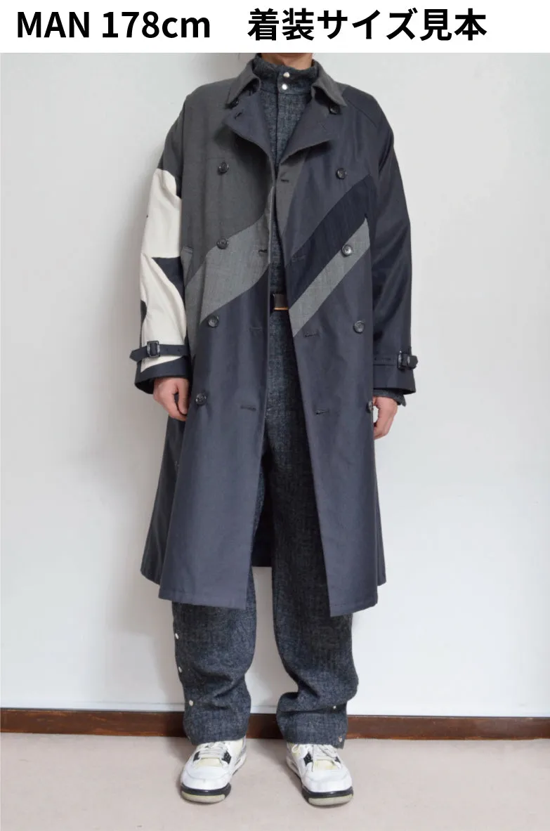 SLACKS UNE UNE TRENCH COAT/LONG_02_B