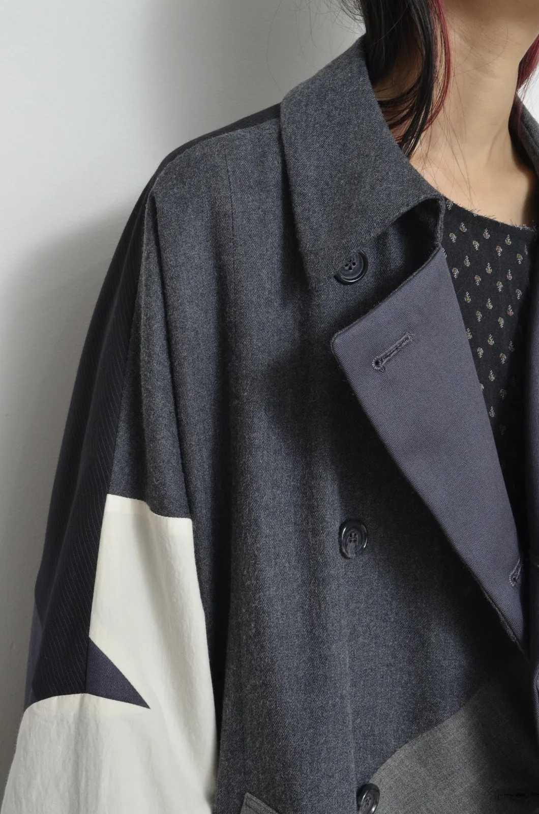 SLACKS UNE UNE TRENCH COAT/LONG_02_B