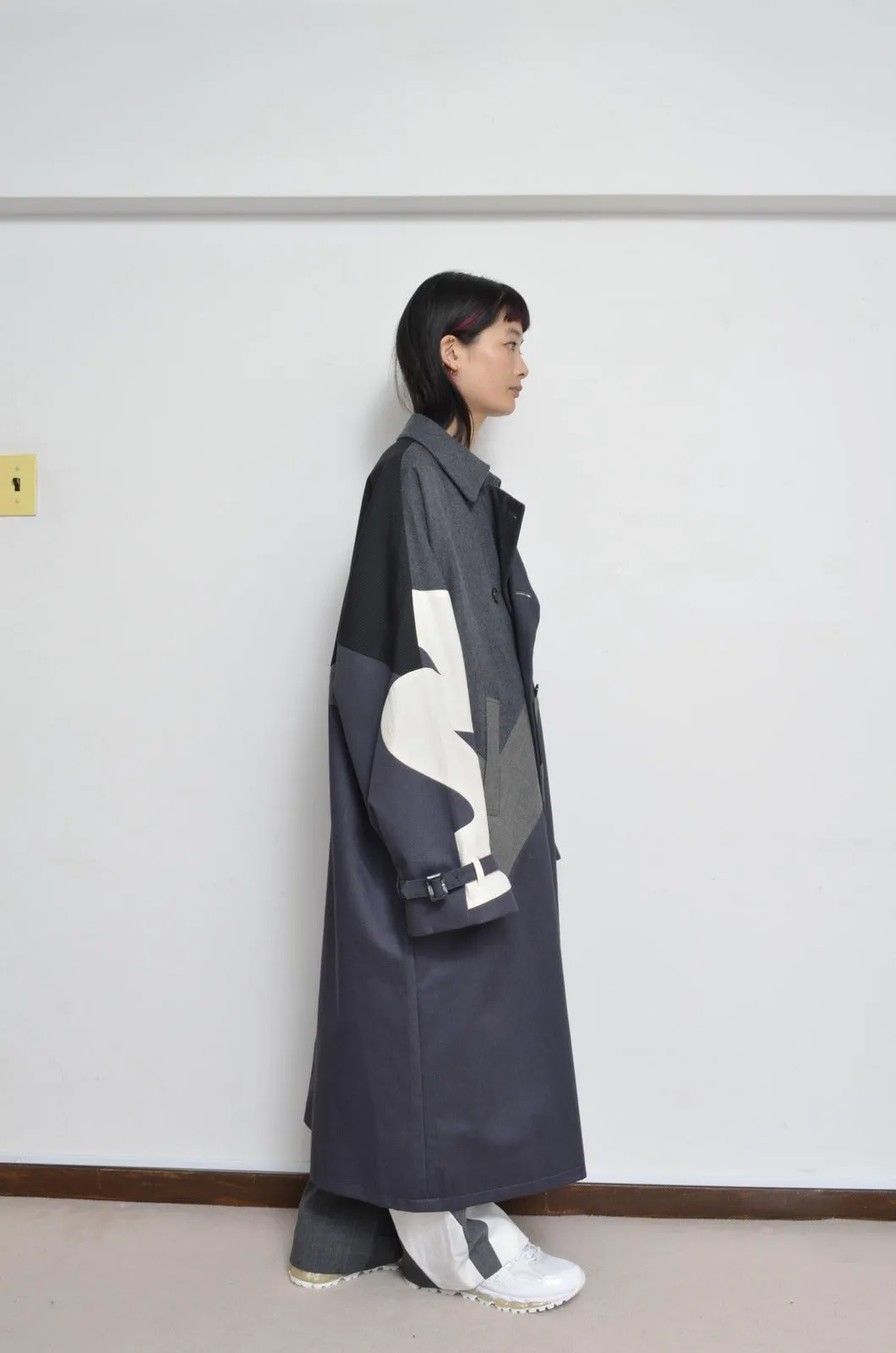 SLACKS UNE UNE TRENCH COAT/LONG_02_B