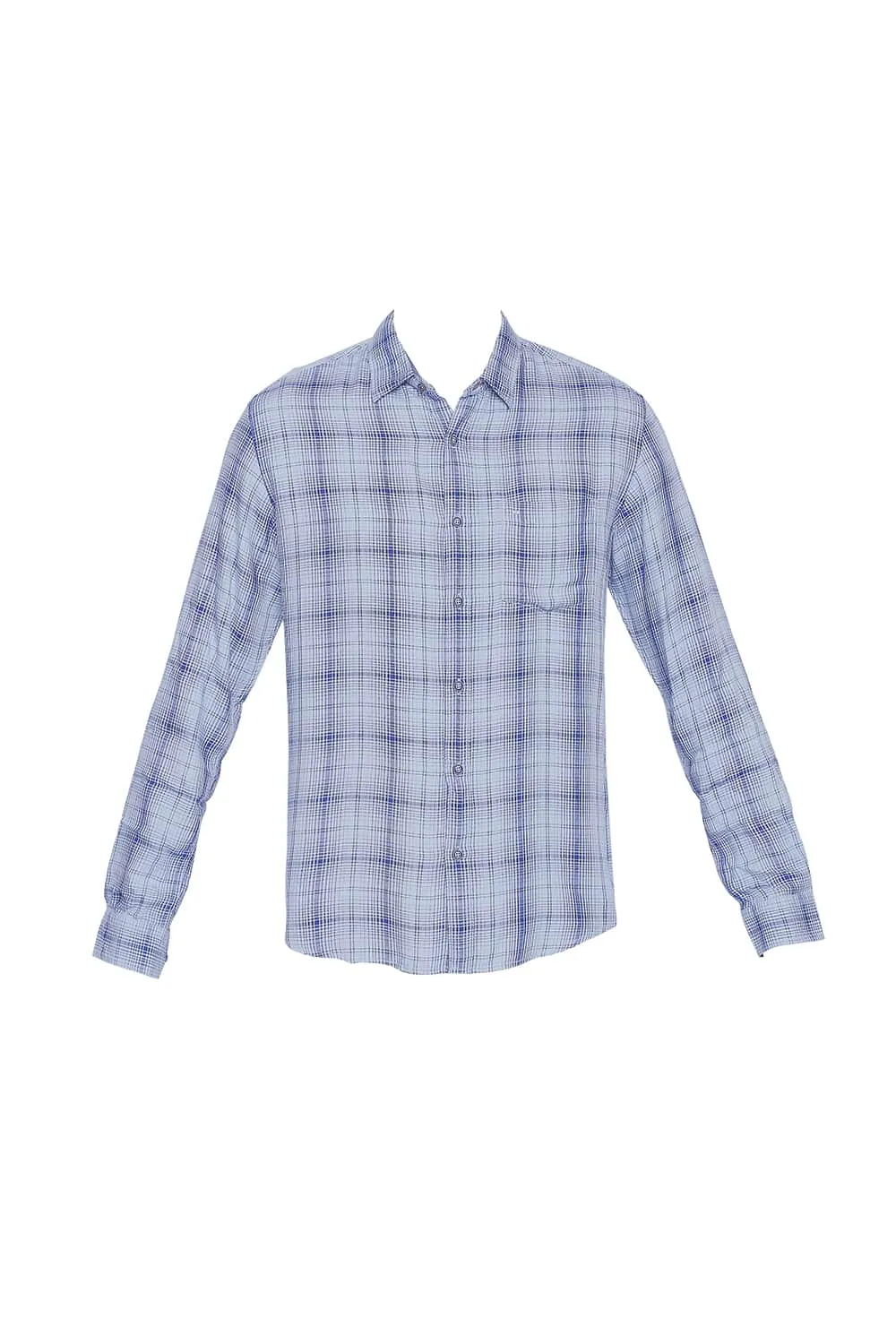 Slim Fit Modal Checks Shirt