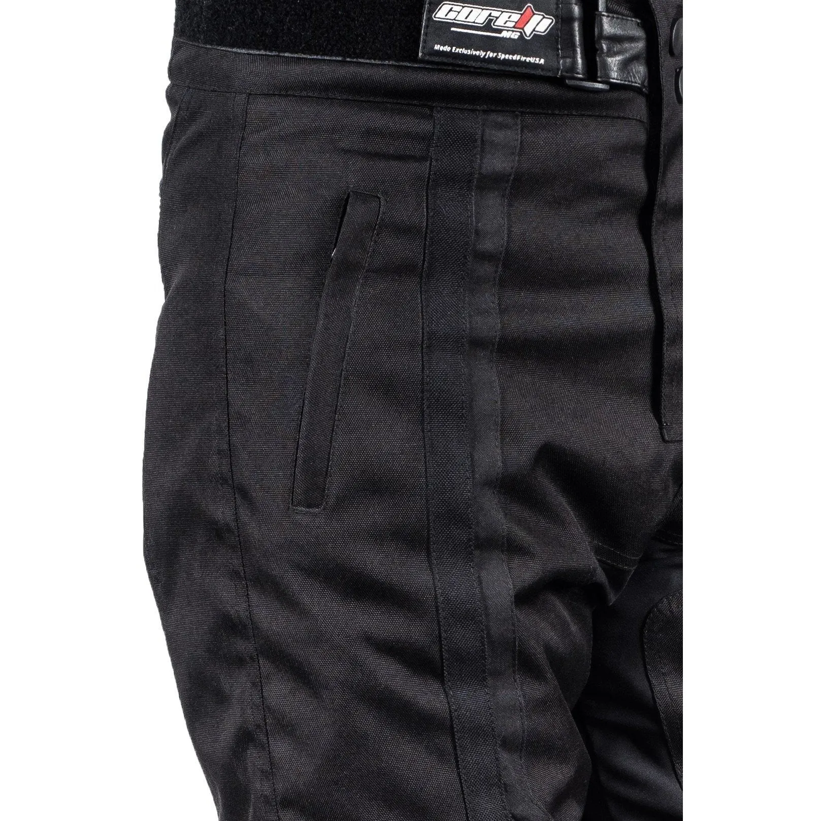 Storm Black Motorcycle Textile Pants