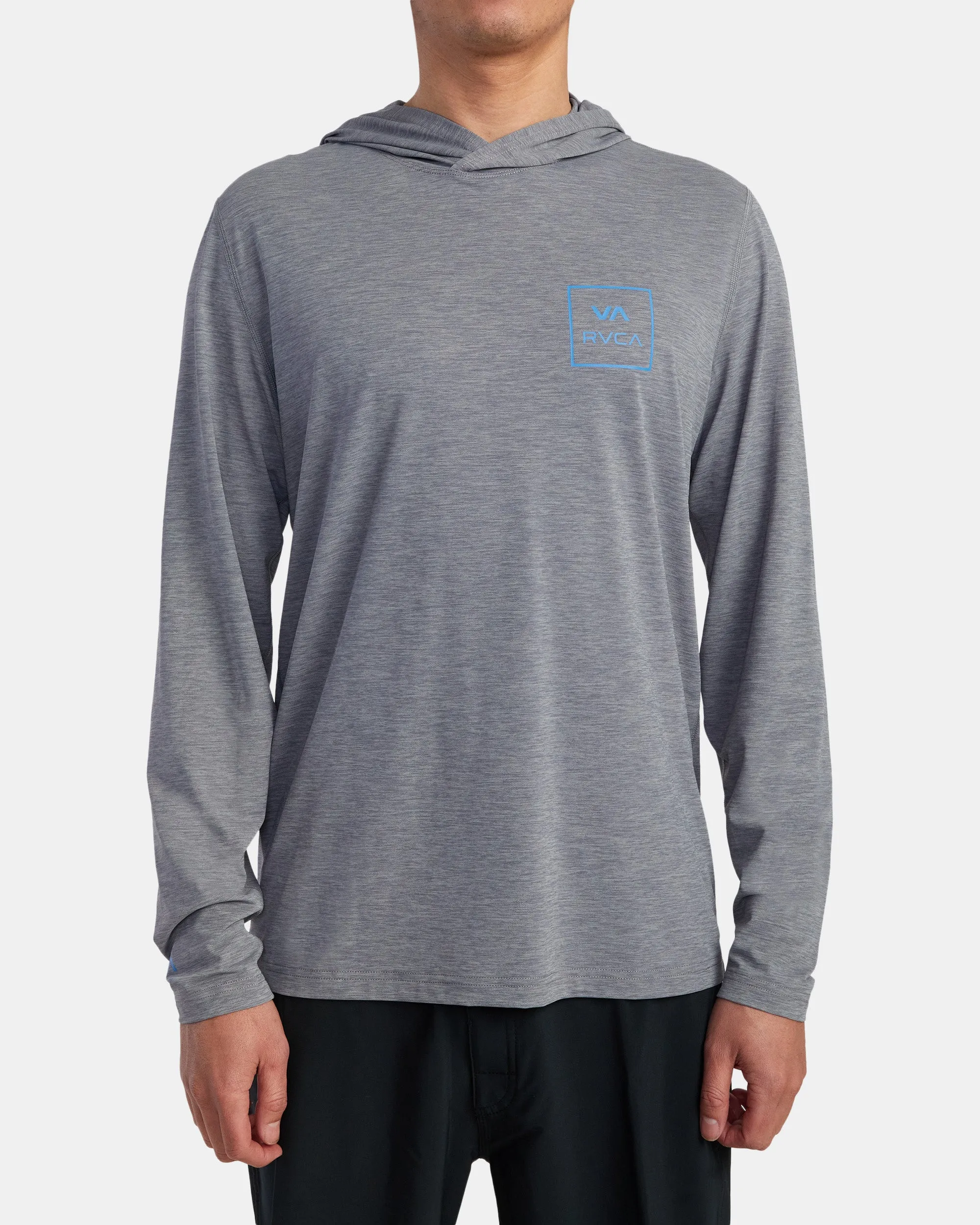 Surf Shirt Hoodie Hooded Surf Tee - Heather Grey