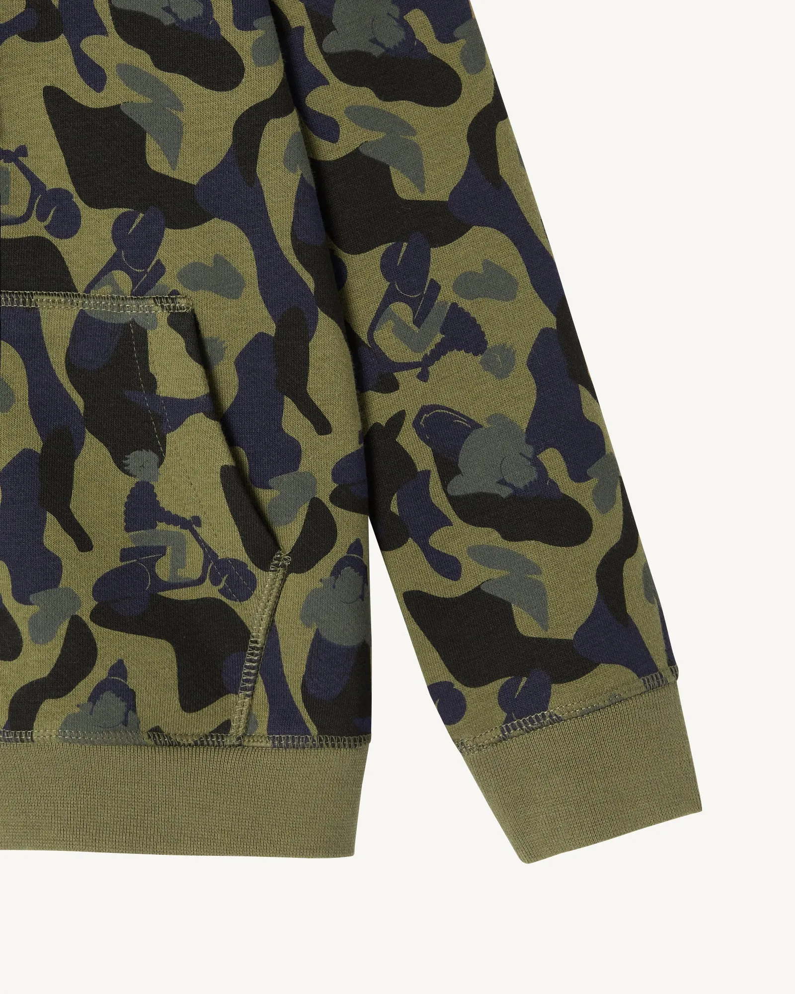 Sweat à capuche enfant Print militaire Tijuana