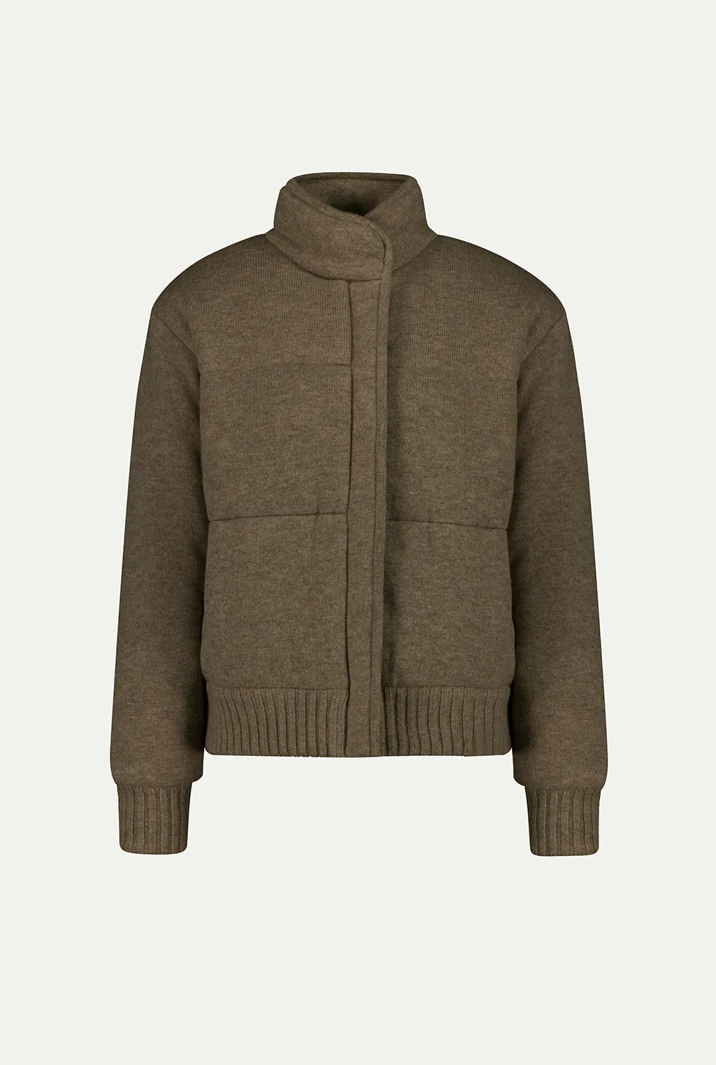 TAOS cashmere puffer bomber