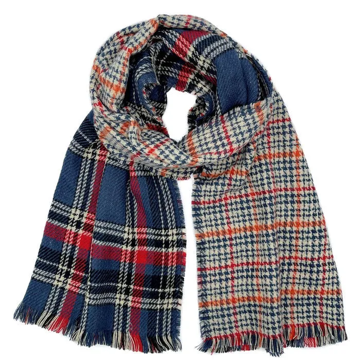 Tartan Reversible Scarf, Scarve