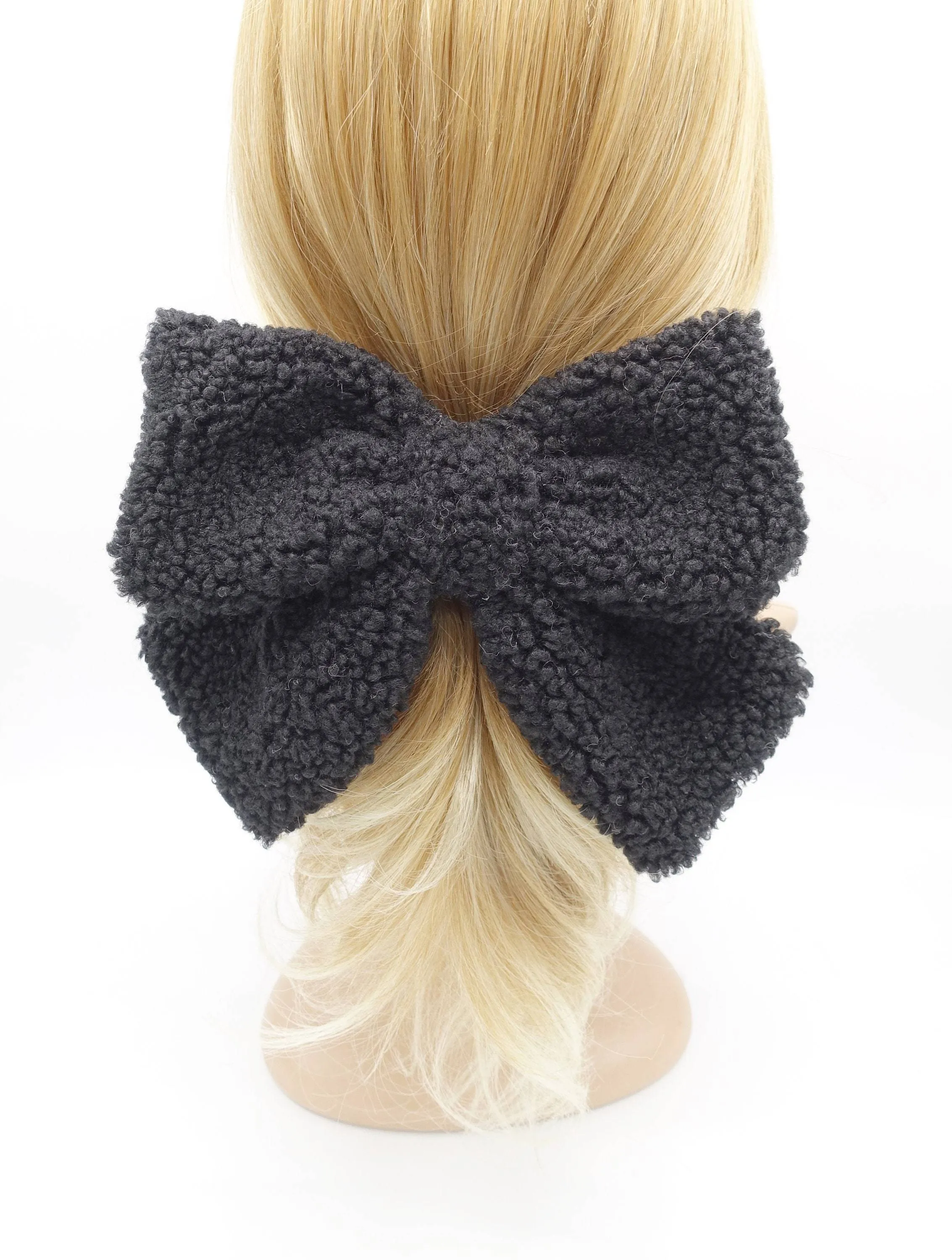 teddy big hair bow