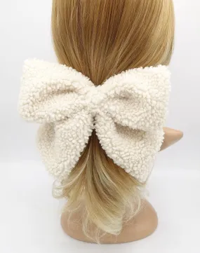 teddy big hair bow